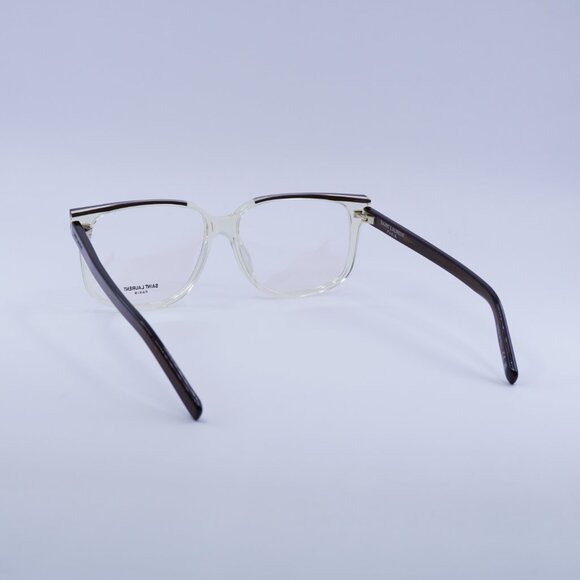🕶️ New Saint Laurent SL599OPT 004 Eyeglasses - Dark Brown Frame 58mm - Picture 7 of 12